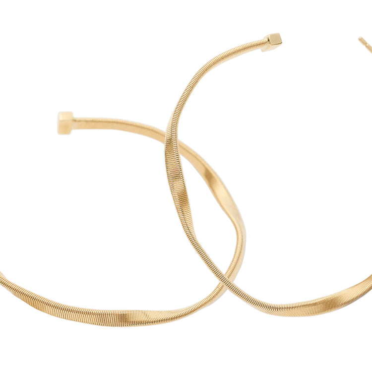 Marrakech Twisted Medium Hoop Earrings