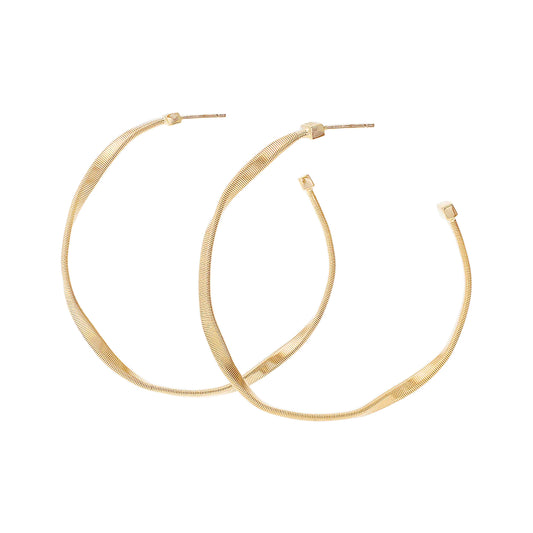 Marrakech Twisted Medium Hoop Earrings