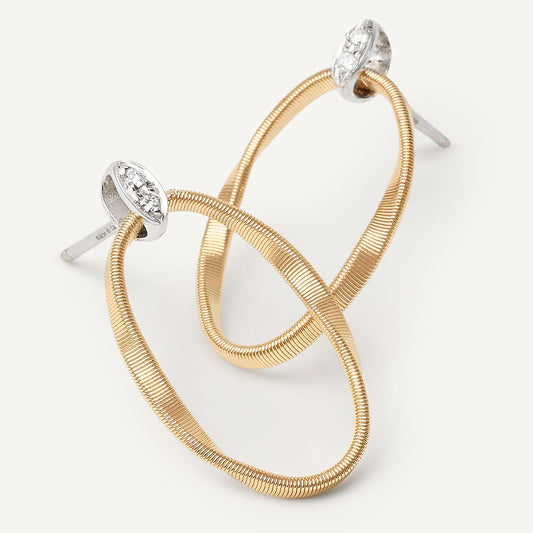 Marrakech Onde Diamond Link Earrings