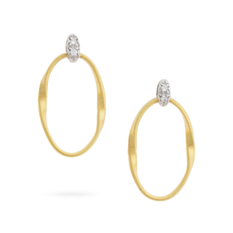 Marrakech Onde Diamond Link Earrings