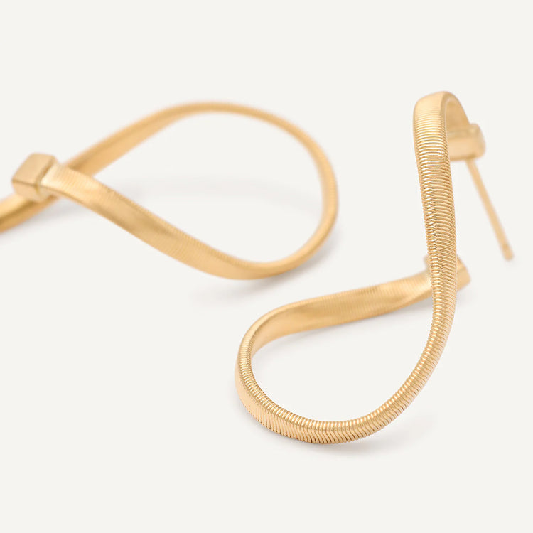 Marrakech Twisted Irregular Small Hoop Earrings