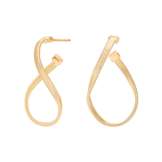 Marrakech Twisted Irregular Small Hoop Earrings