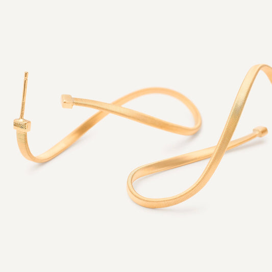 Marrakech Twisted Irregular Medium Hoops