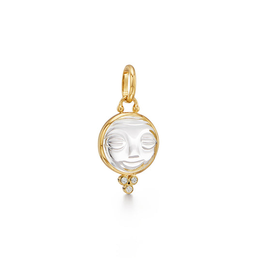 18K Moonface Pendant