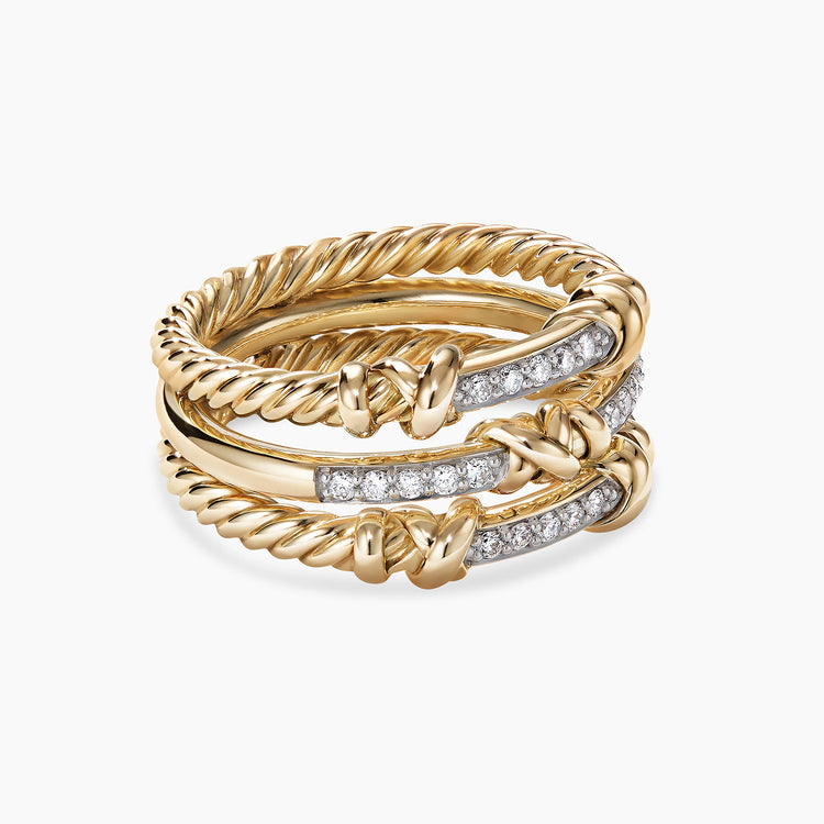 Petite Helena Wrap Three Row Ring