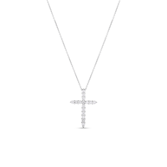 Tiny Treasures Diamond Bigger Cross Pendant