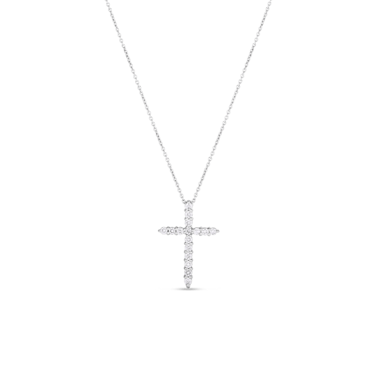 Tiny Treasures Diamond Bigger Cross Pendant