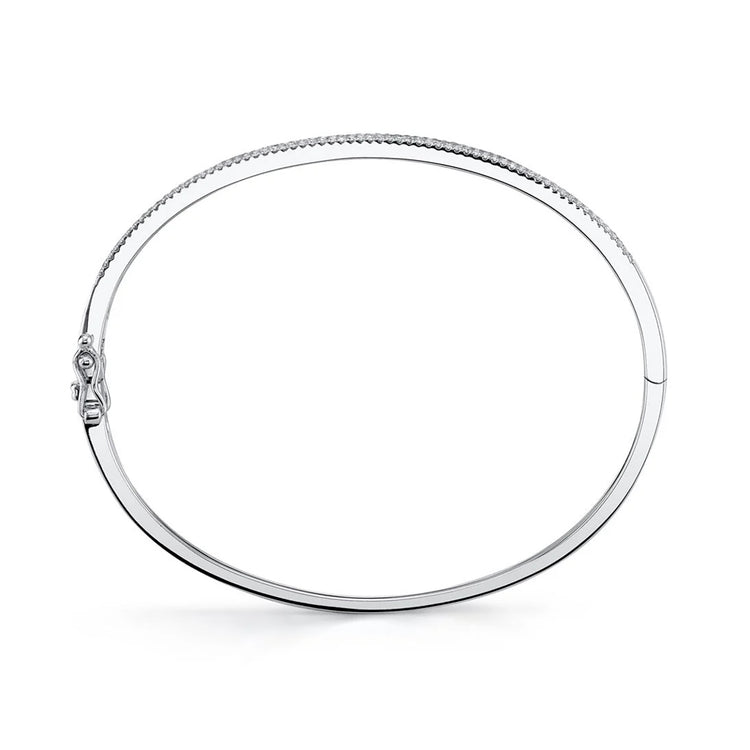 Diamond Hinged Bangle