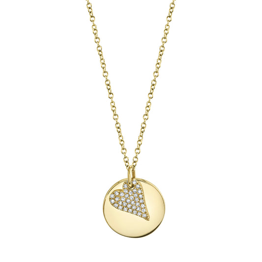 Diamond Pavé Heart Necklace