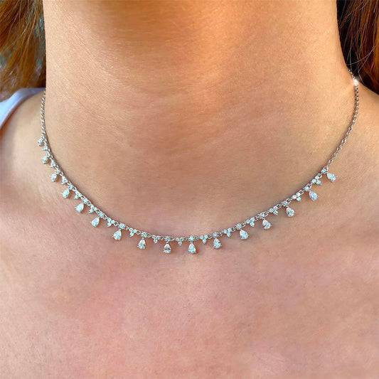 Diamond Drop Necklace