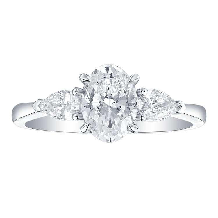 Lab Grown Diamond 3-Stone Ring