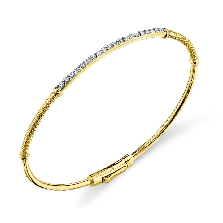 18k Yellow Gold Diamond Bracelet
