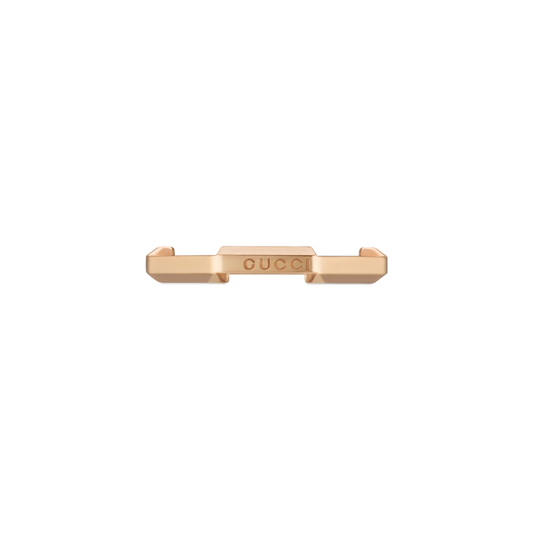 18K Rose Gold Link to Love Ring