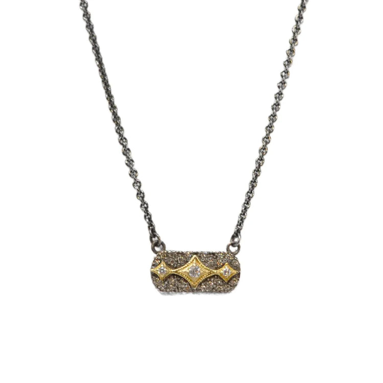 Diamond Bar Necklace