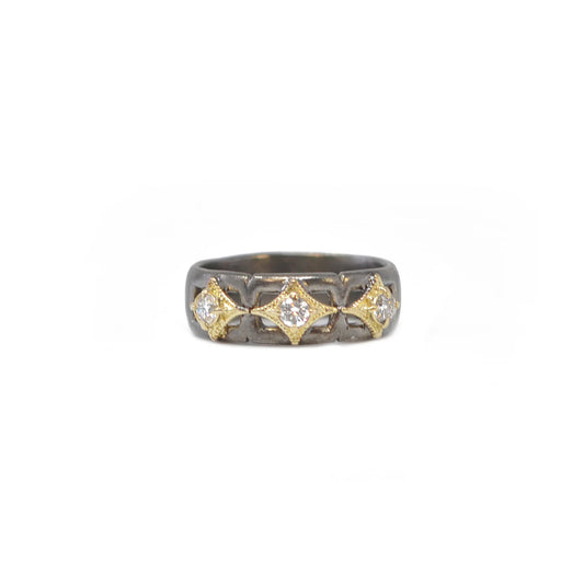 Paperclip Crivelli Stack Ring