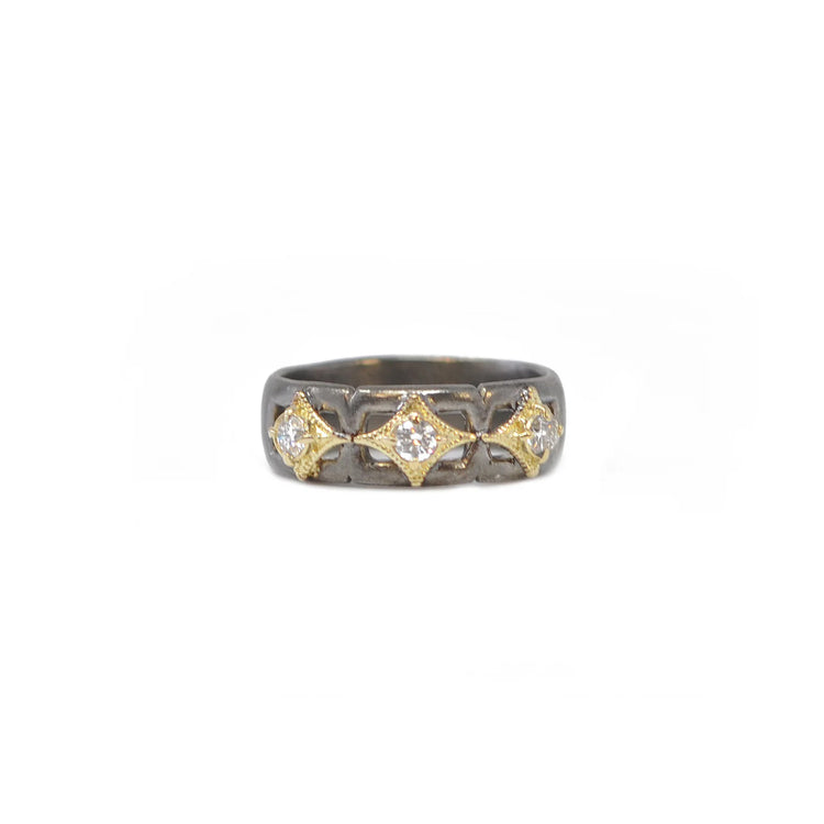 Paperclip Crivelli Stack Ring