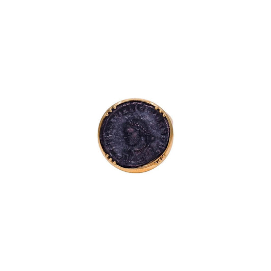 Bronze Roman Coin Ring