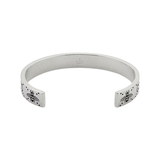 GG & Bee Engraved Cuff