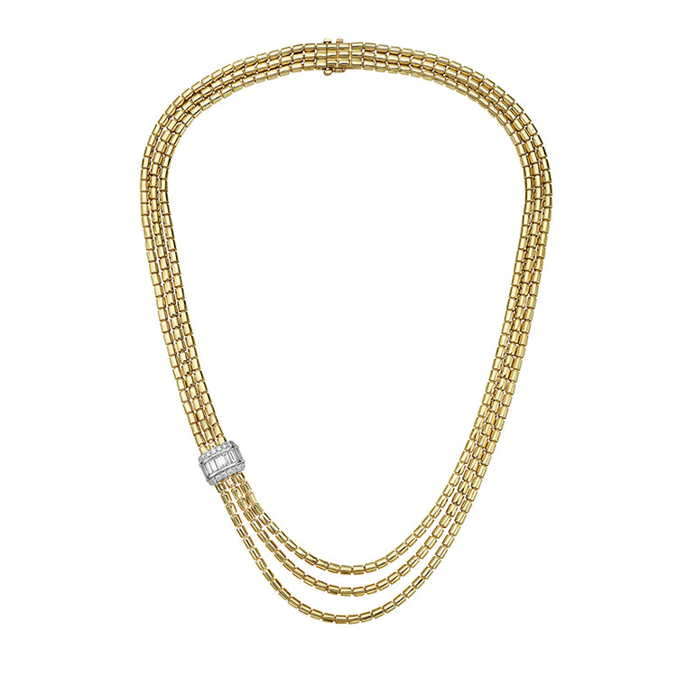 Triple Drape 16.5" Necklace