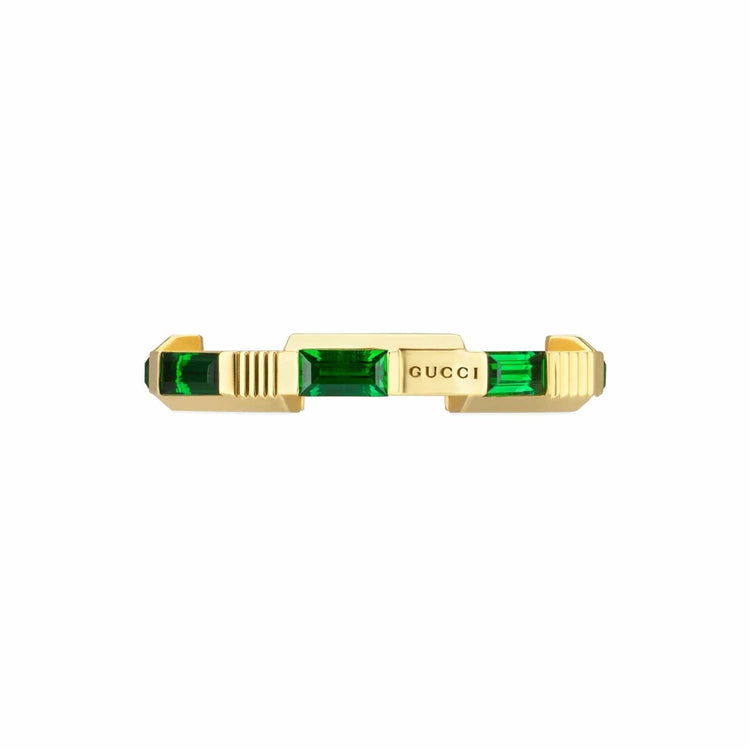 Link To Love Gucci Green Tourmaline Ring