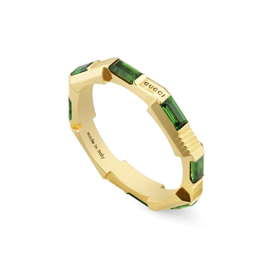 Link To Love Gucci Green Tourmaline Ring