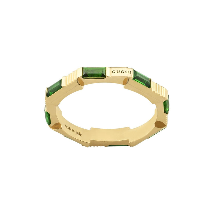 Link To Love Gucci Green Tourmaline Ring