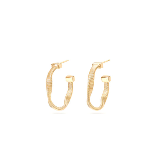 Marrakech Twisted Huggie Hoop Earrings