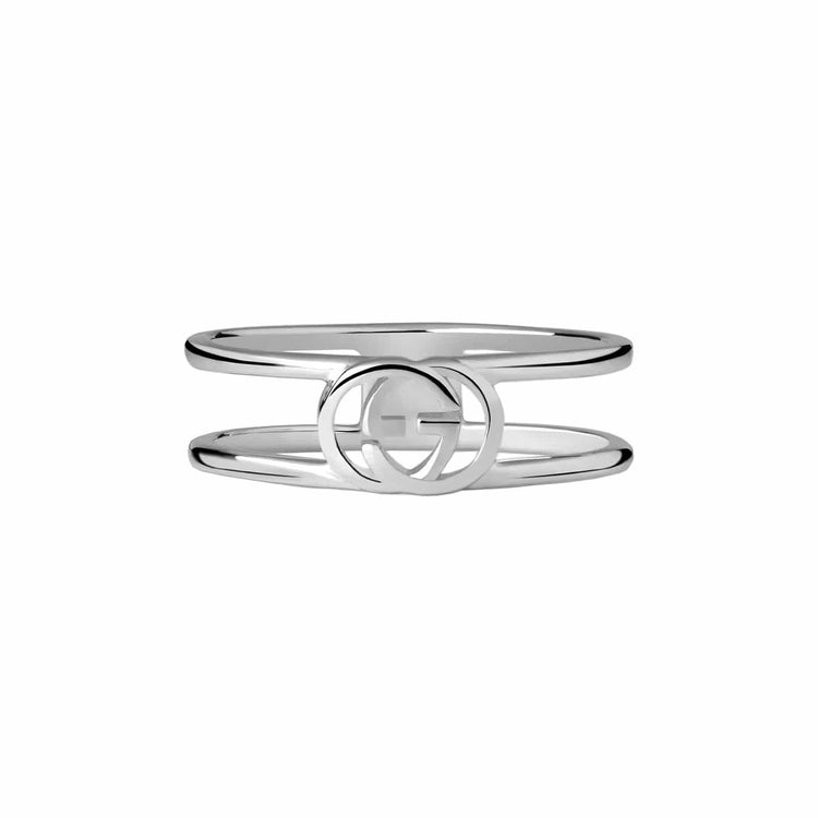 Thin Interlocking G Ring