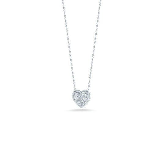 Tiny Treasures Diamond Puffed Heart Pendant