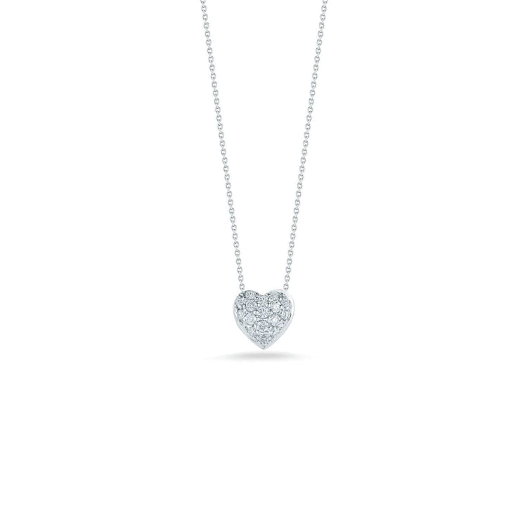 Tiny Treasures Diamond Puffed Heart Pendant