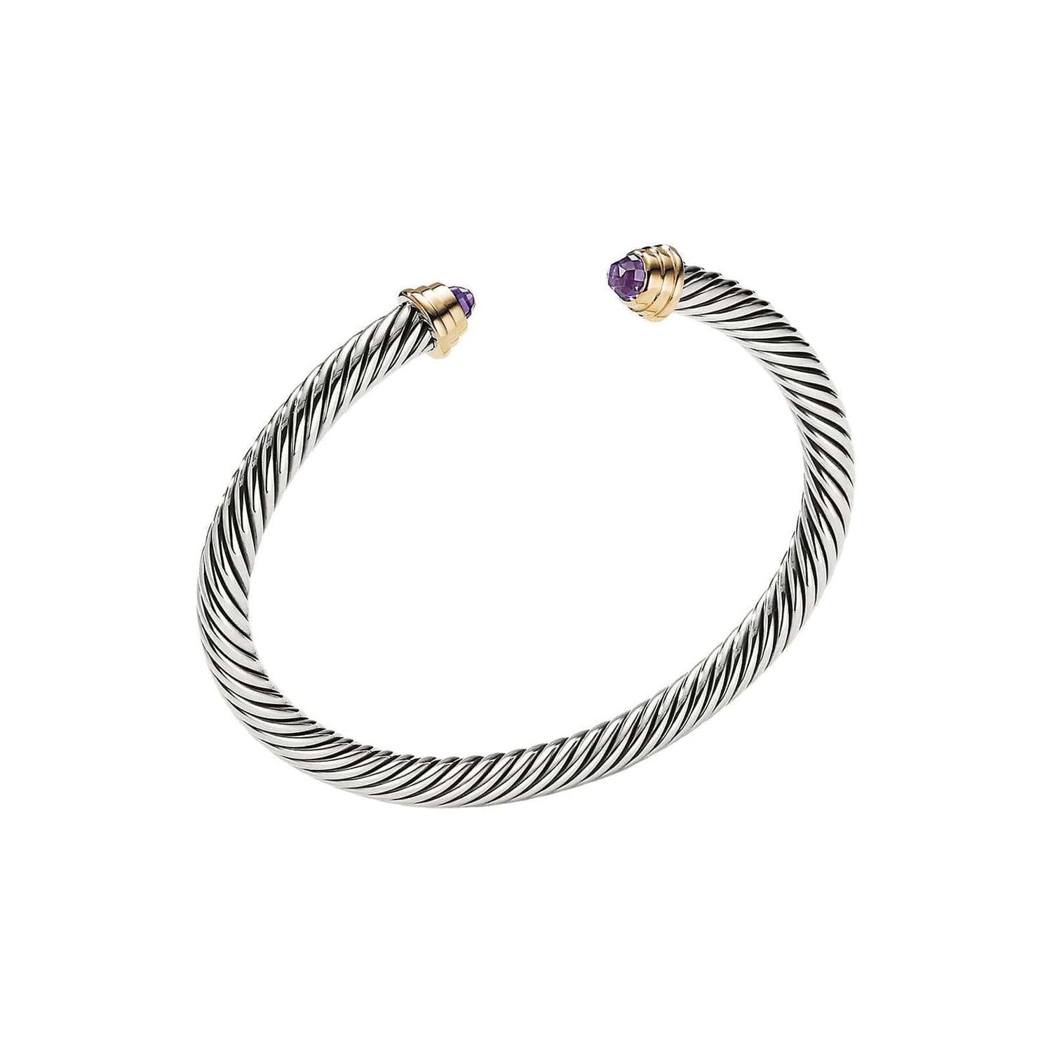 Amethyst Cable Kids Cuff - David Yurman- Diamond Cellar