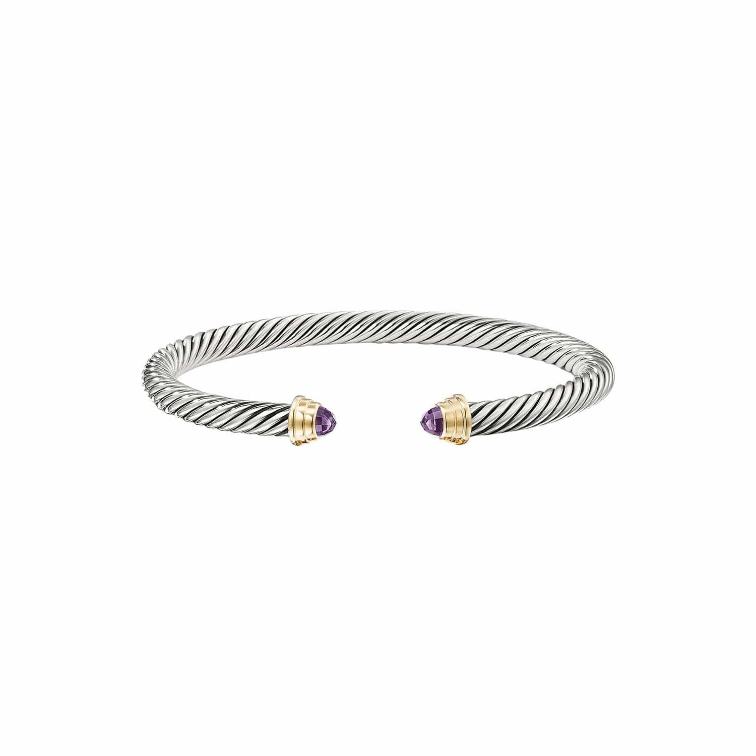 Amethyst Cable Kids Cuff - David Yurman- Diamond Cellar