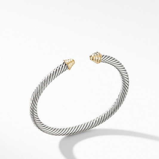 Cable Kids Birthstone Bracelet with 14K Bonded Gold, 4mm - David Yurman- Diamond Cellar