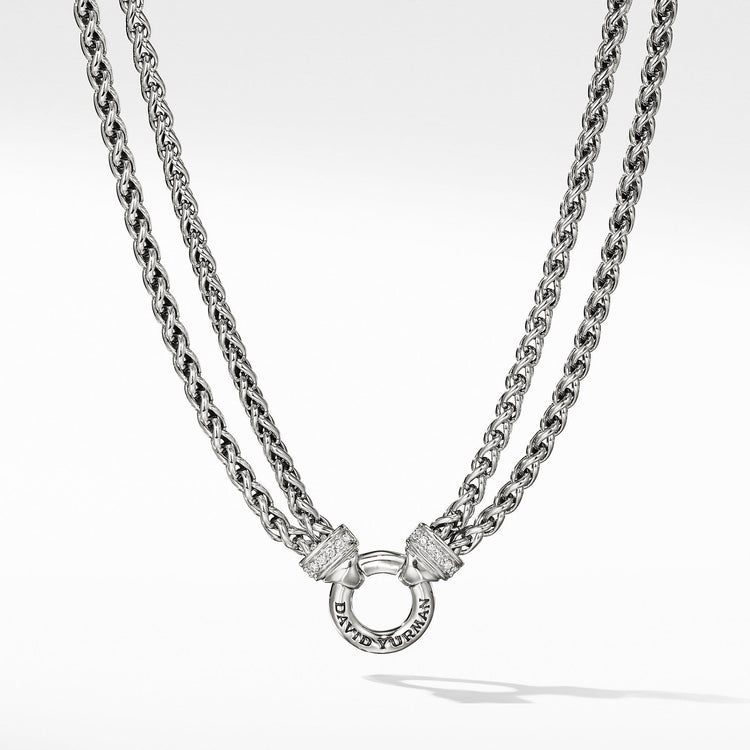 Chain Necklace with Diamonds - David Yurman- Diamond Cellar