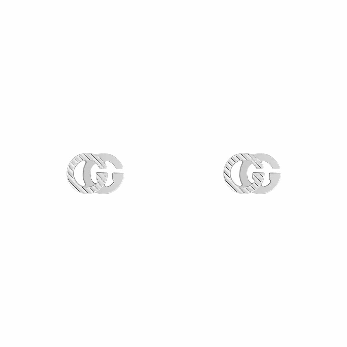 Gucci GG Silver Stud Earrings