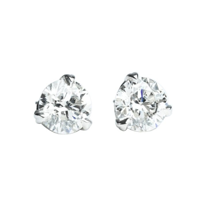 Diamond Stud Earrings by Diamond Cellar