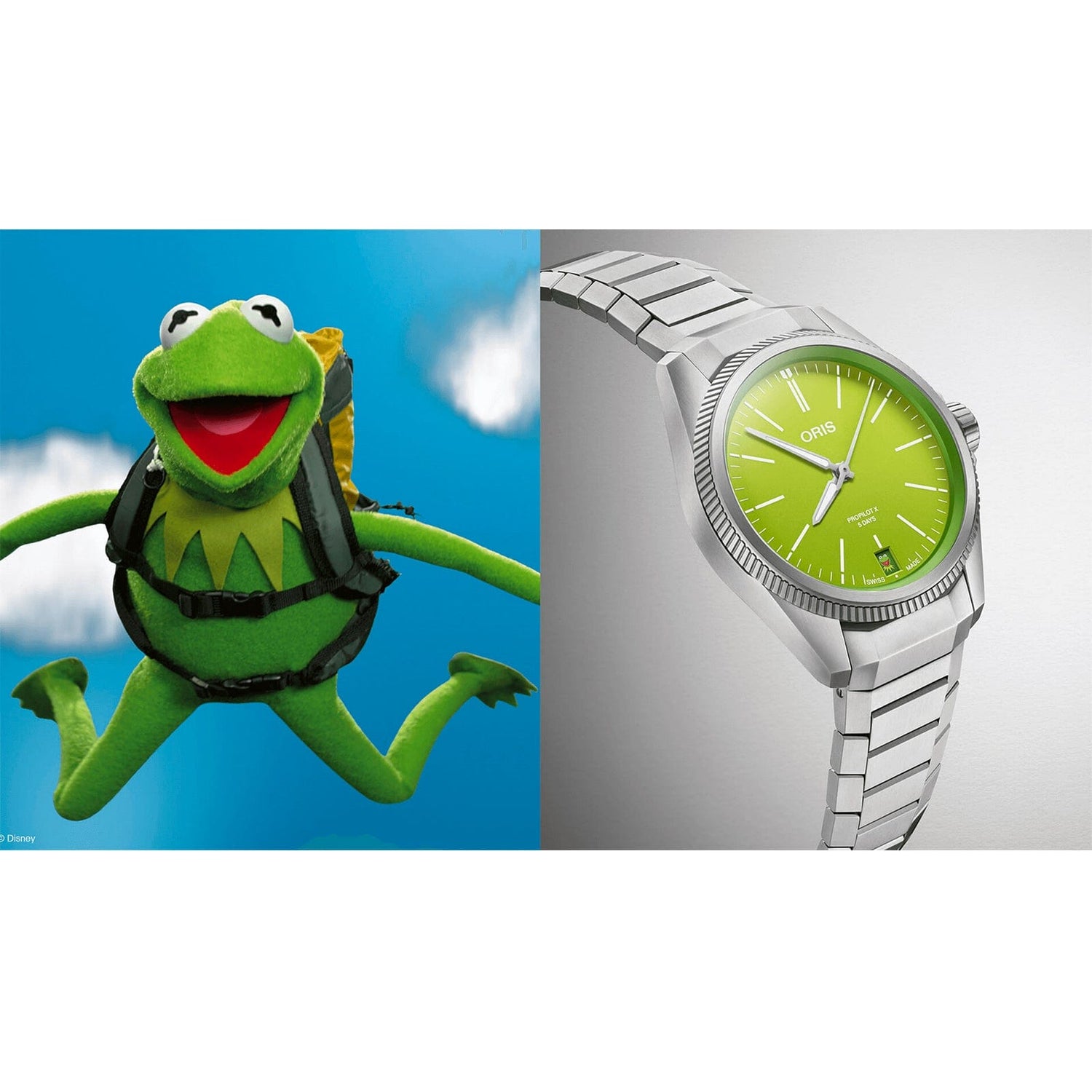 ProPilot x Kermit Edition by Oris Diamond Cellar