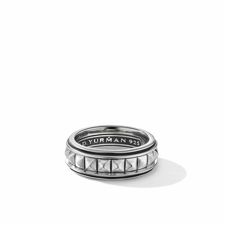 Pyramid Band Ring in Sterling Silver - David Yurman- Diamond Cellar